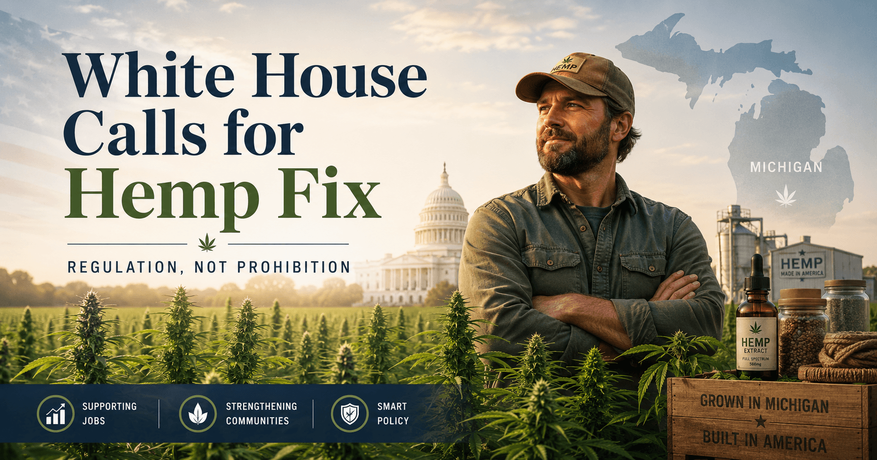 Michigan Hemp Alert: White House Calls for Hemp Fix, But Congress Must Still Act